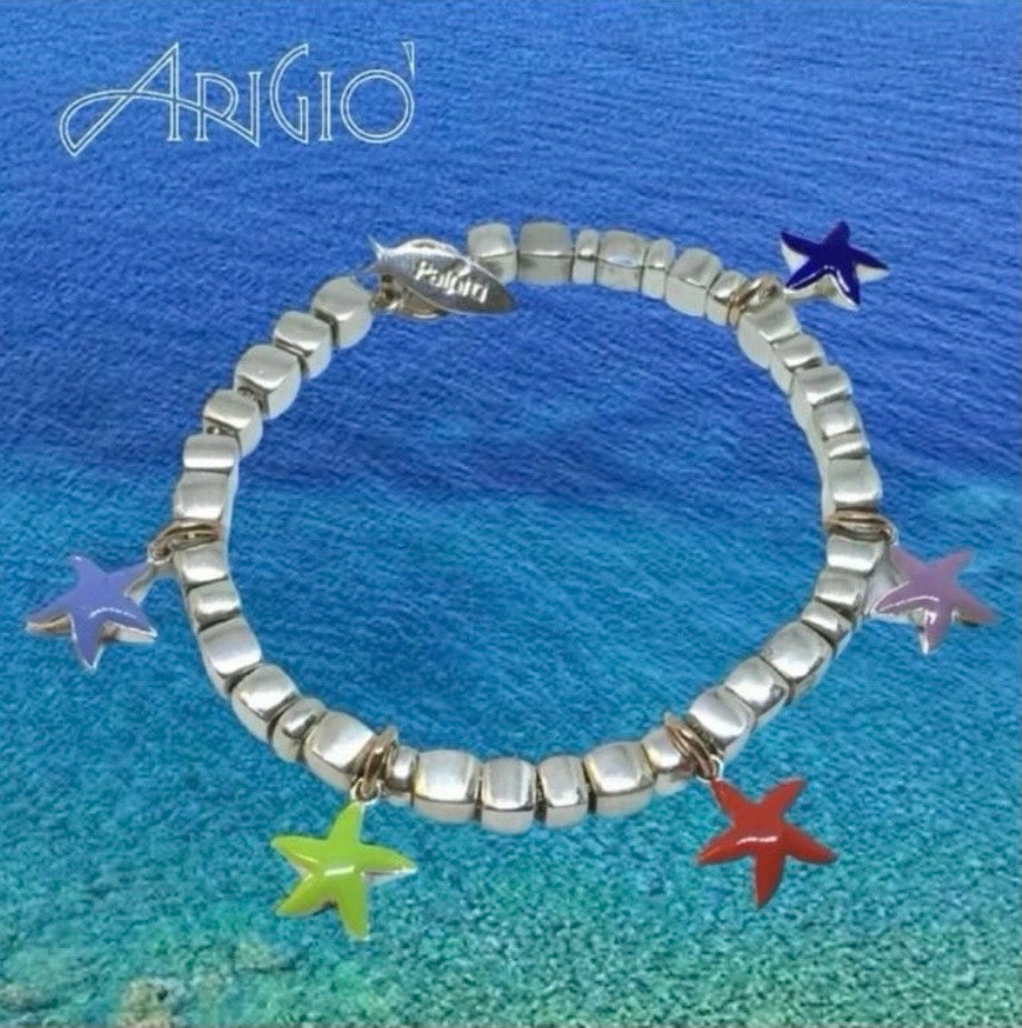 Bracciale "Coccole" con 5 Stelline
