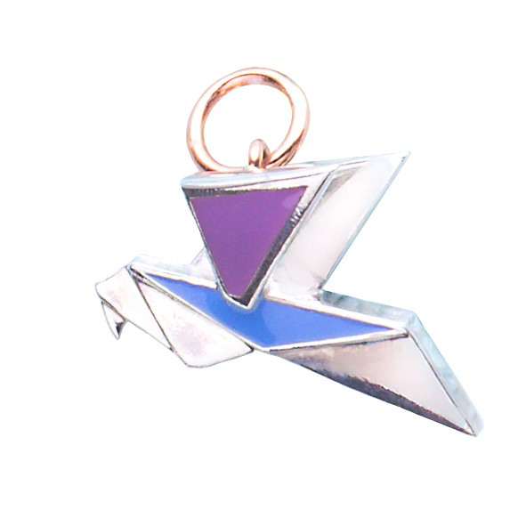 Ciondolo Origami "Falco"