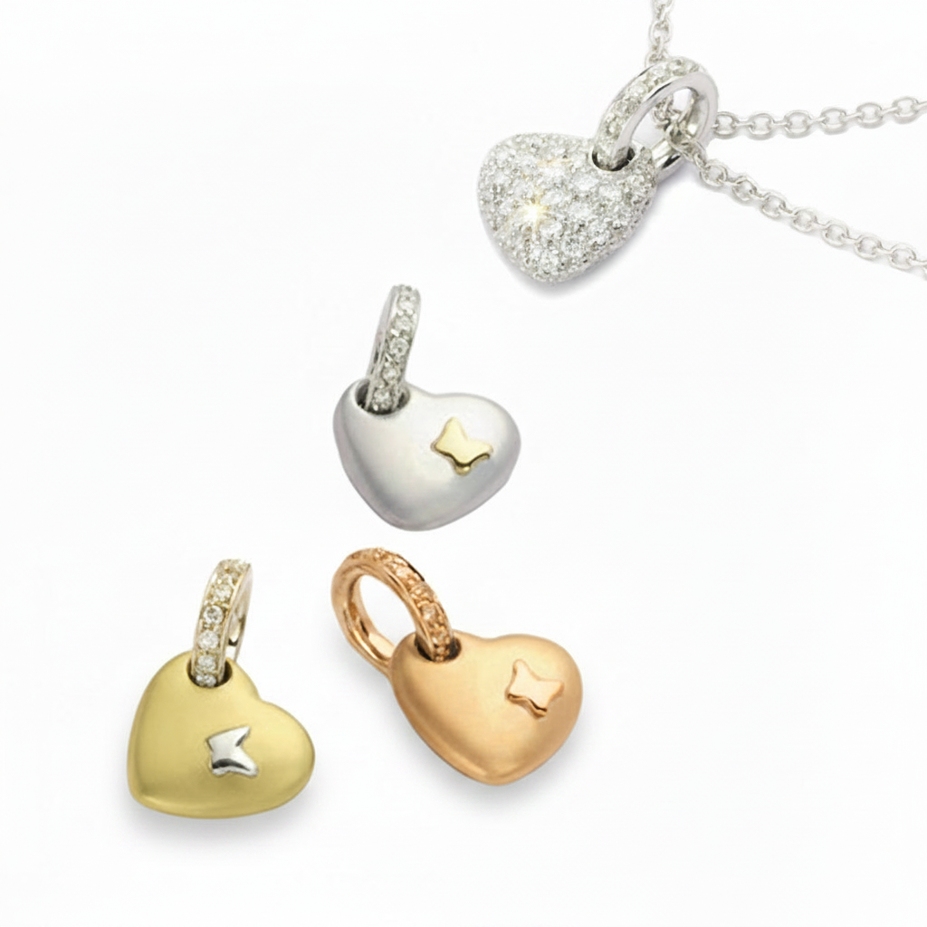 Ciondolo "Cuore" — Collezione Palpiti — Arigiò, gioielli artigianali italiani
