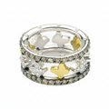 Anello Estasi oro e diamanti W/BW — Arigiò, gioielli artigianali italiani