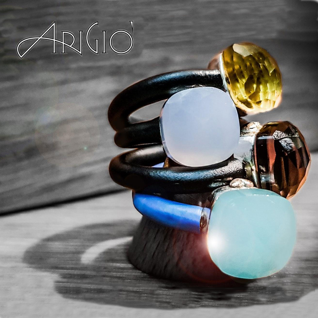 Anello Burlesque Colore — Arigiò, gioielli artigianali italiani
