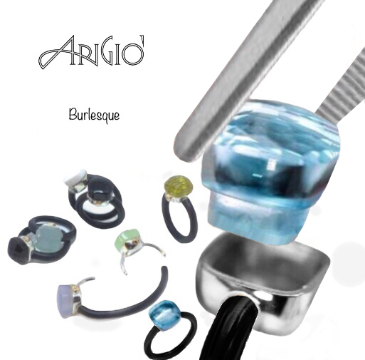 Anello Burlesque Colore — Arigiò, gioielli artigianali italiani