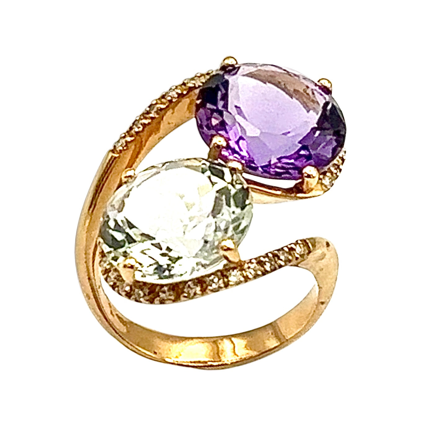 Anello solitario diamante oro 18k rif. 6469 — Collezione Palpiti — Arigiò, gioielli artigianali italiani