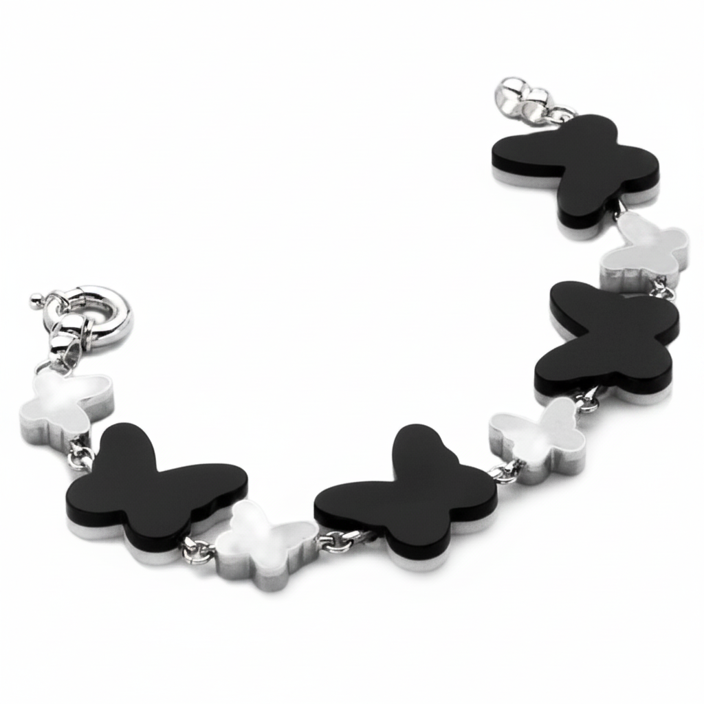 Girotondo Farfalle in semiprezioso e argento — Collezione Palpiti — Arigiò, gioielli artigianali italiani