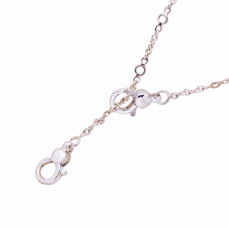 Collana "Rolò doppio moschettone" — Collezione Città del Vento — Arigiò, gioielli artigianali italiani