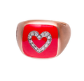 Anello Cuore — Collezione Palpiti — Arigiò, gioielli artigianali italiani