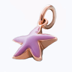 Stellina in oro o in oro e smalto — Collezione Città del Vento — Arigiò, gioielli artigianali italiani
