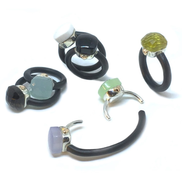 Anello Burlesque Colore — Arigiò, gioielli artigianali italiani