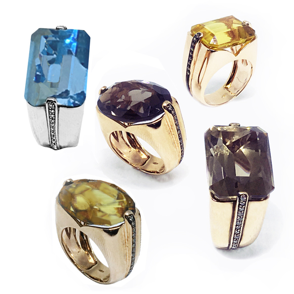 Anello Bell'Epoque oro 18k — Arigiò, gioielli artigianali italiani