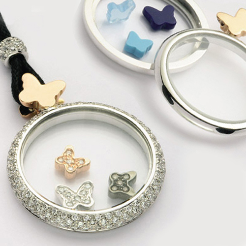 Pendente “Sogno” oro e diamanti — Collezione Palpiti — Arigiò, gioielli artigianali italiani