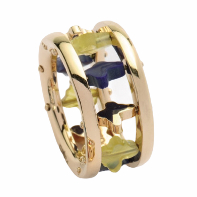 Anello Estasi in oro e semiprezioso — Arigiò, gioielli artigianali italiani