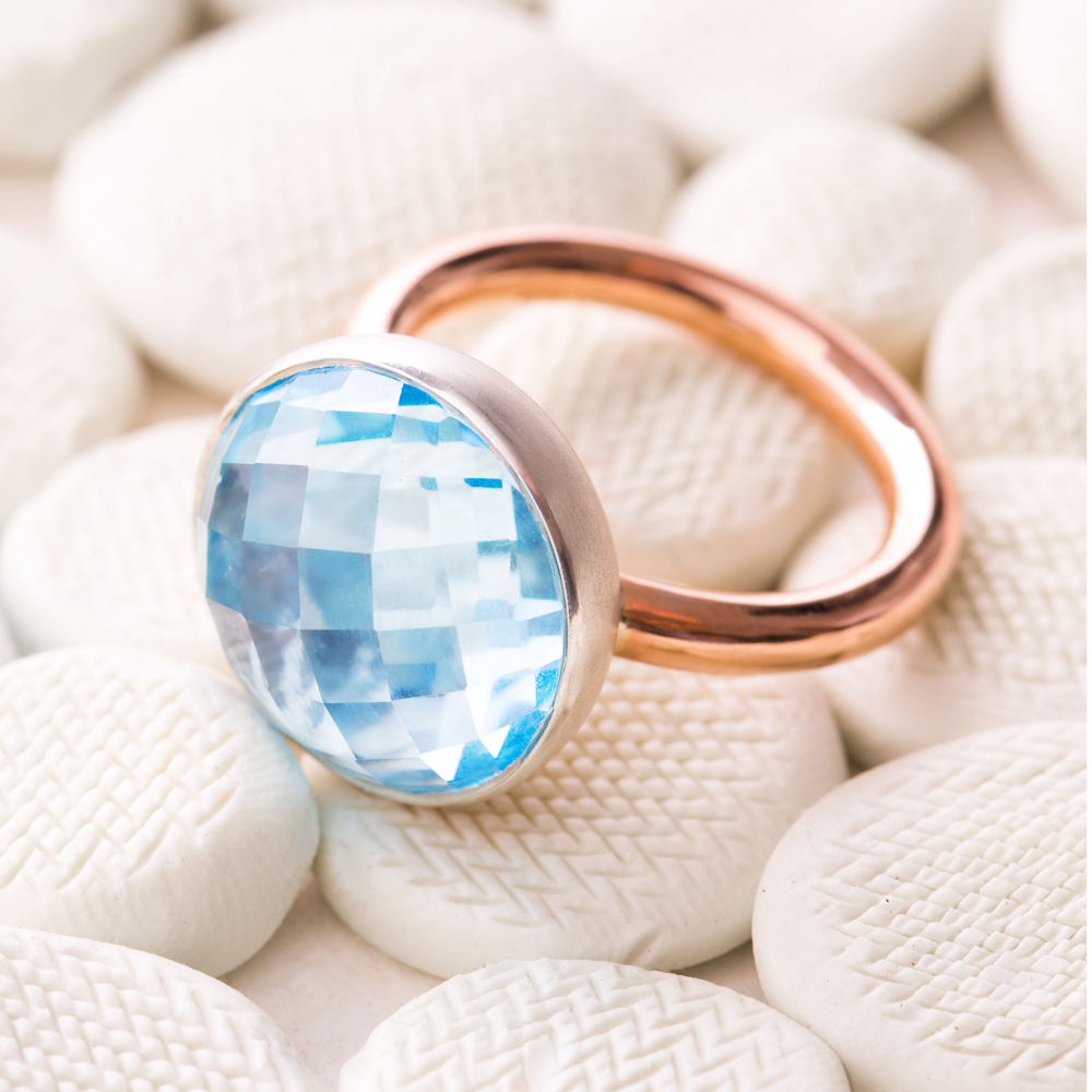 Fantasy: Anello "Gemme" — Collezione Palpiti — Arigiò, gioielli artigianali italiani