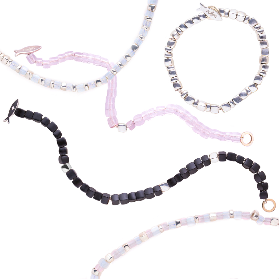 Bracciale o Collana Coccole Argento — Collezione Città del Vento — Arigiò, gioielli artigianali italiani