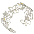 Bracciale "Incanto" oro diamanti — Collezione Palpiti — Arigiò, gioielli artigianali italiani