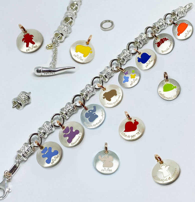 Ciondolo “Piccolo Grande ... Amore” — Collezione Città del Vento — Arigiò, gioielli artigianali italiani