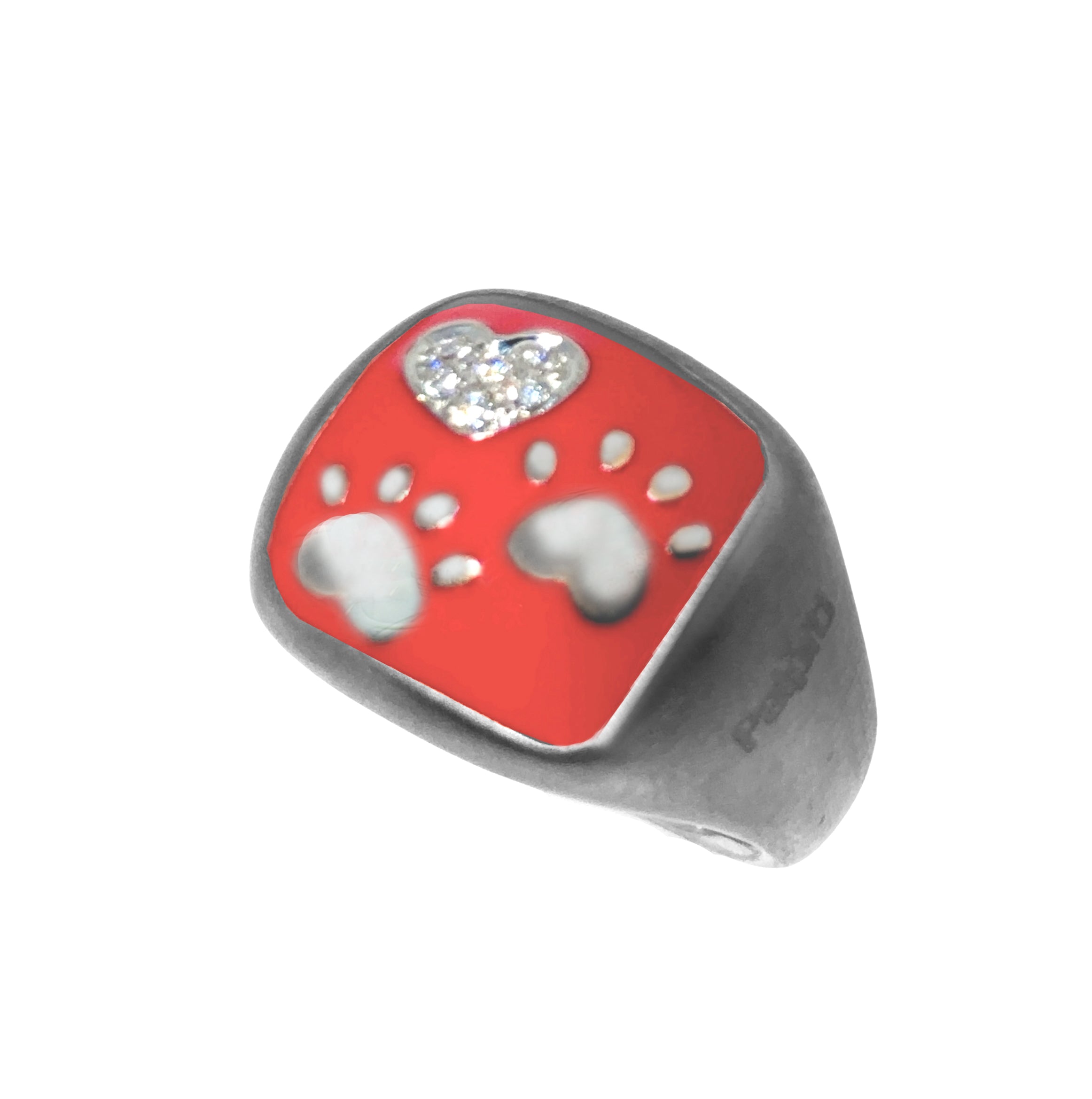 Anello Zampe del Cuore — Collezione Palpiti — Arigiò, gioielli artigianali italiani