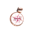Ciondolo Rosa dei Venti Oro — Collezione Città del Vento — Arigiò, gioielli artigianali italiani