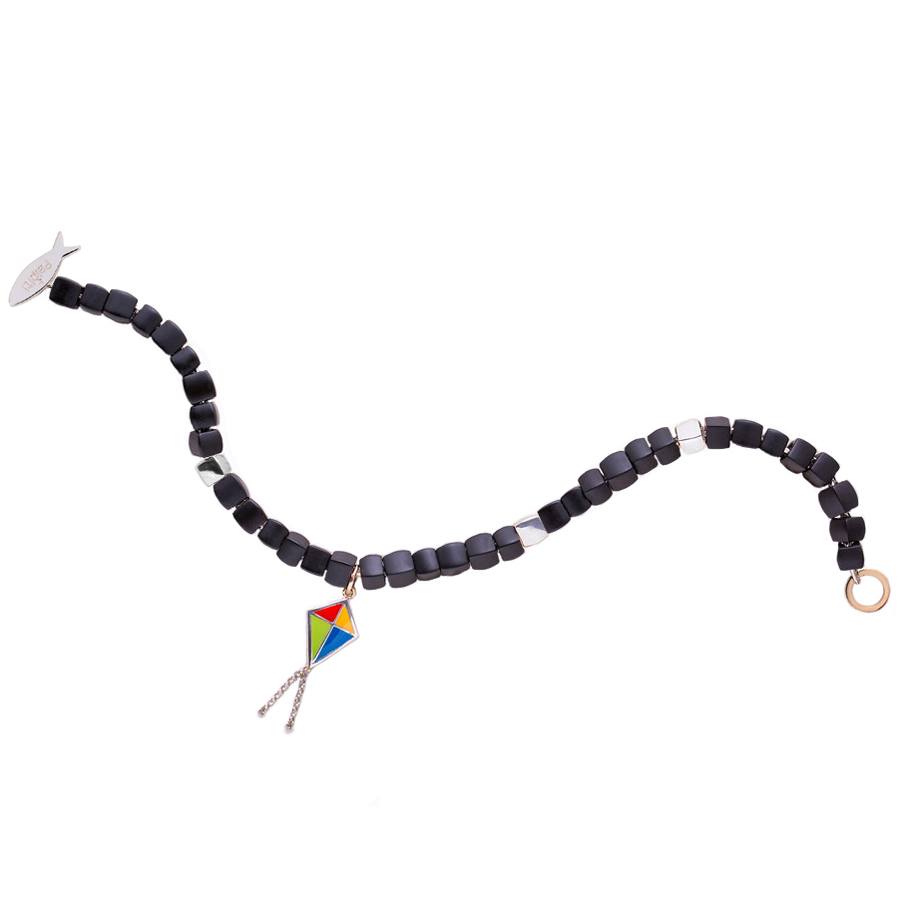 Bracciale Coccole con Aquilone — Collezione Città del Vento — Arigiò, gioielli artigianali italiani