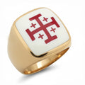 Anello Mignolo con Croce dei Cavalieri dell'Ordine del Santo Sepolcro