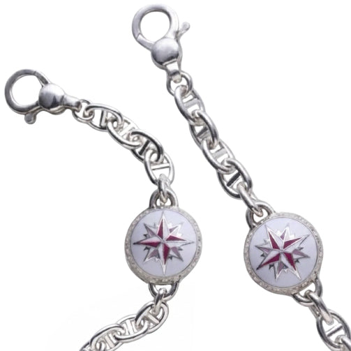 Bracciale Rose dei Venti maglia marina
