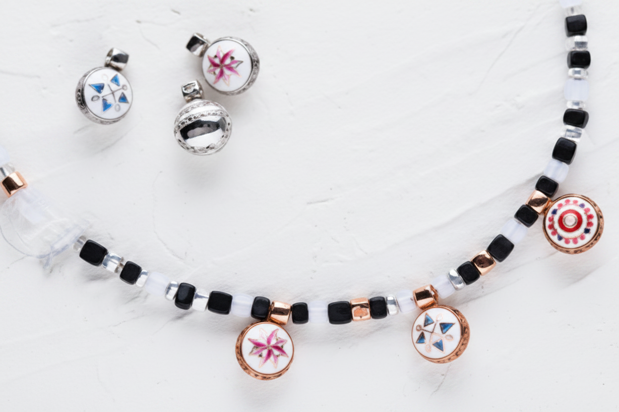 Ciondolo Rosa dei Venti Argento