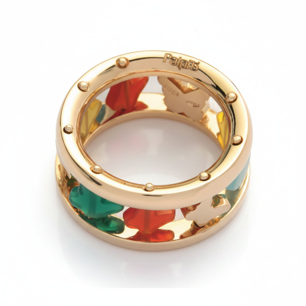 Anello Estasi in oro e semiprezioso