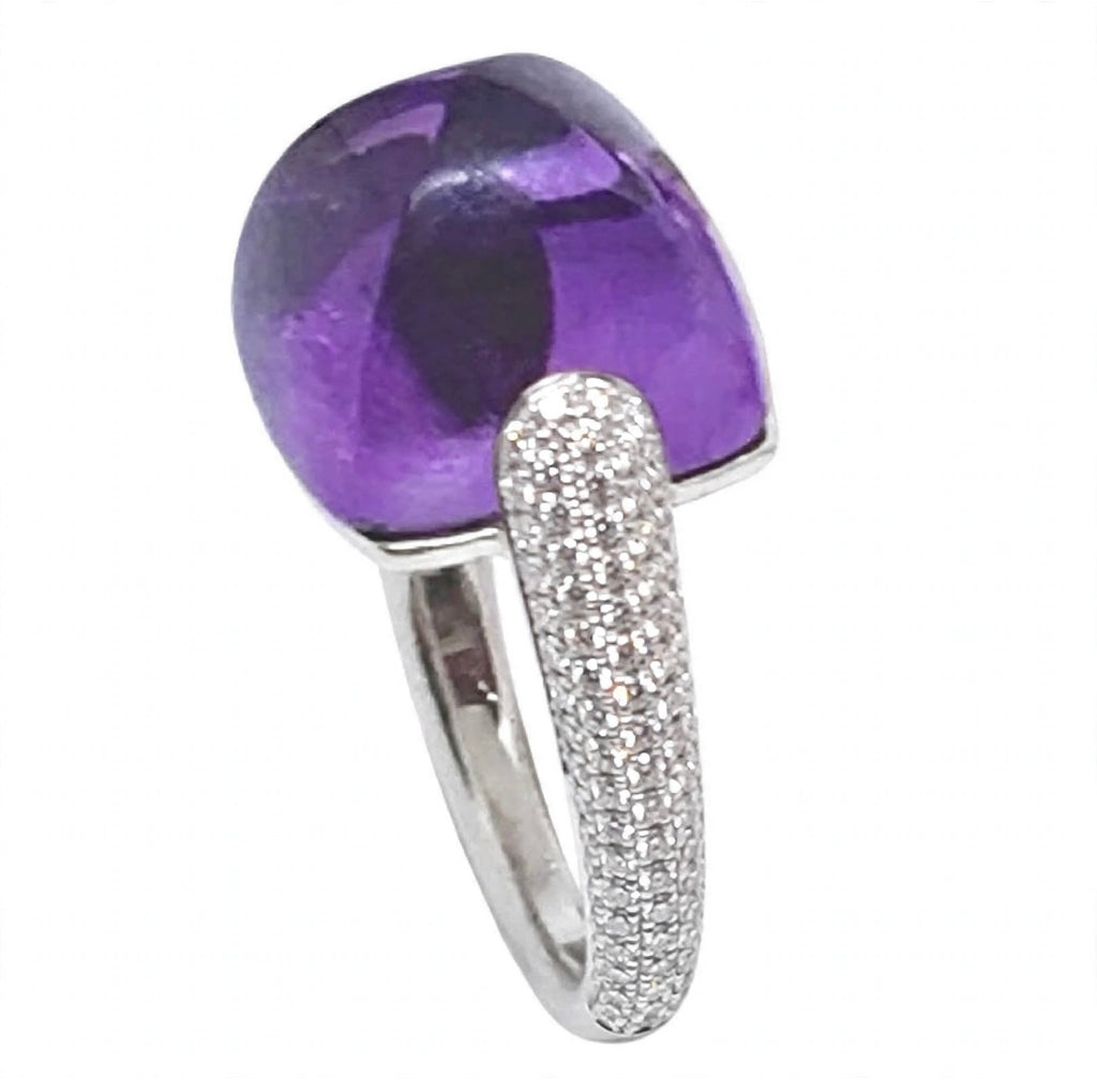 Anello "Magia” Cuspide Maxi in oro e semi-prezioso