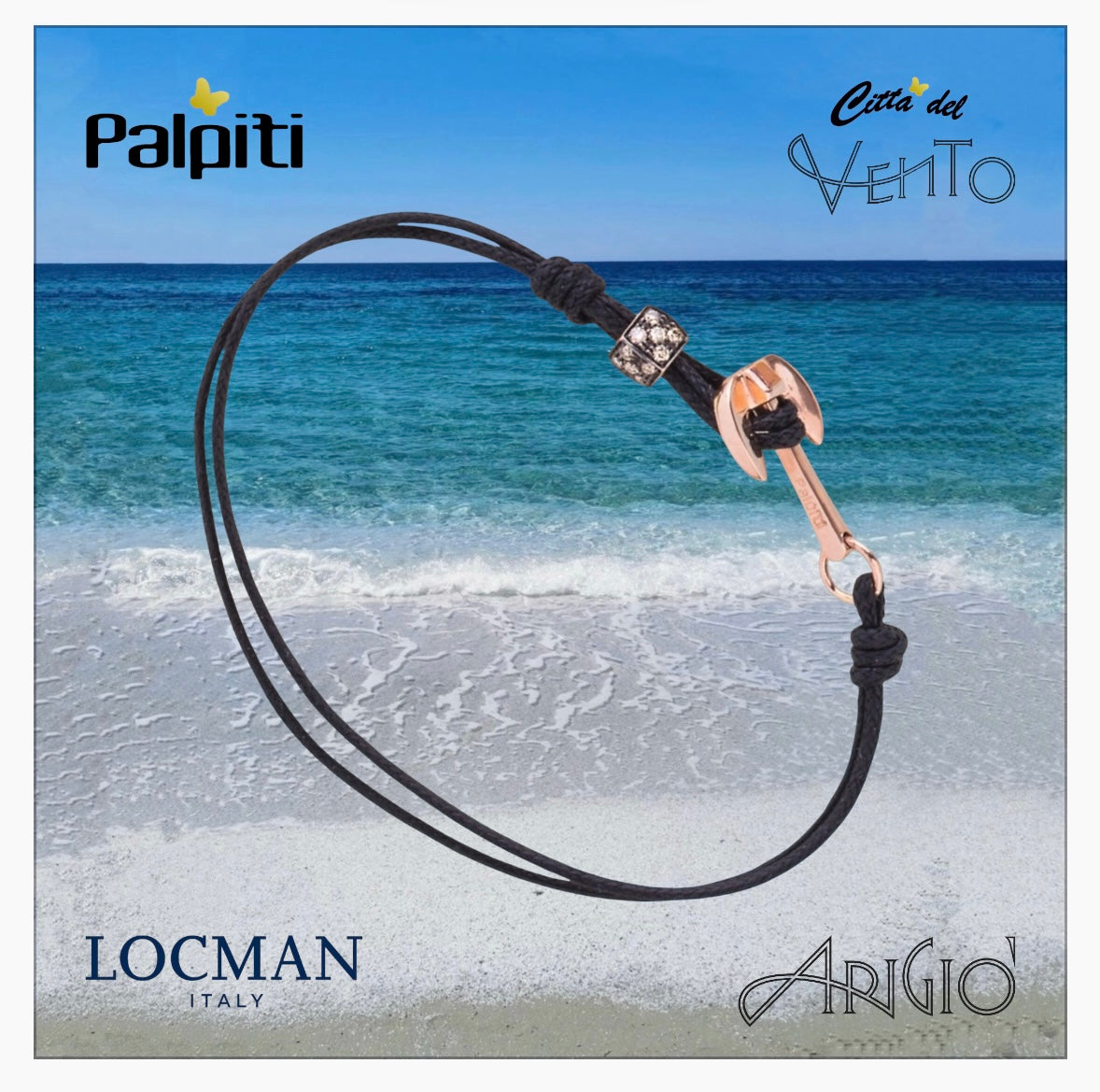 Ancora in Oro o in Oro e Smalti o in Argento, Oro e Smalti