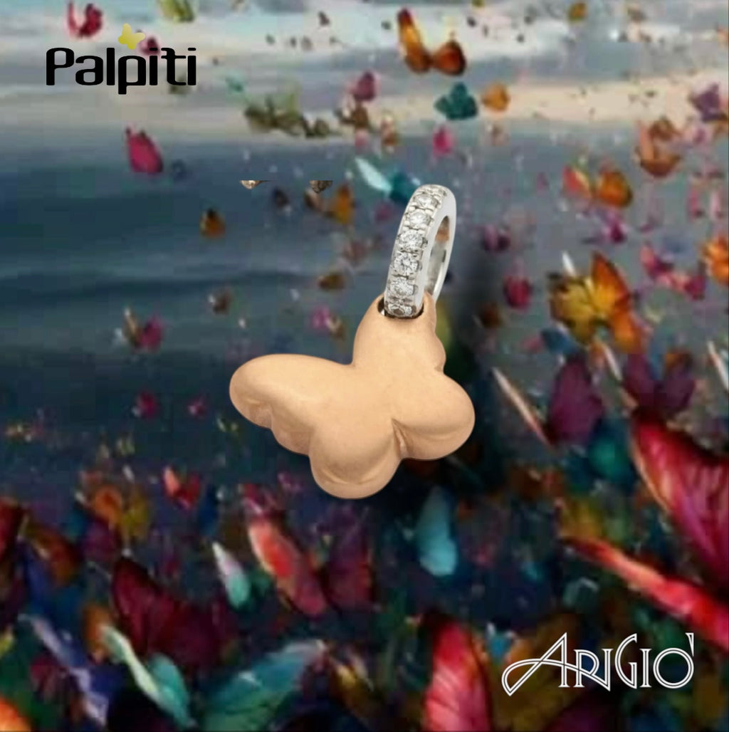Pendente Farfalla oro e diamanti