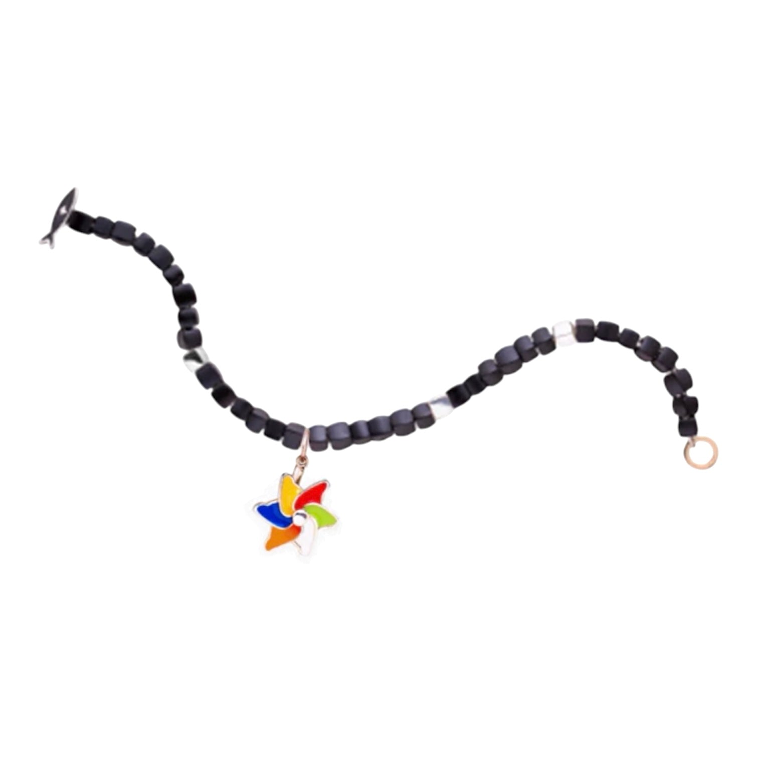 Bracciale Coccole Jet con Girandola e inserti in oro BIANCO e DIAMANTI o in Argento