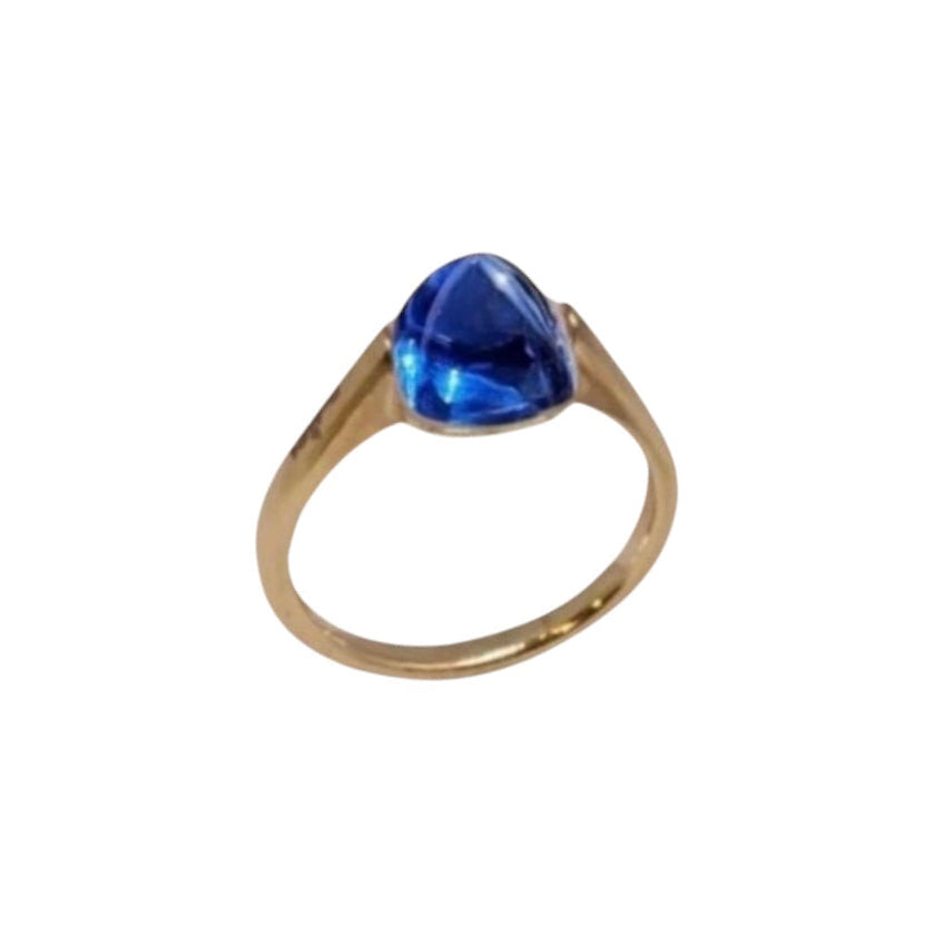 Anello "Magia” Cuspide mini in semi preziosi e oro.