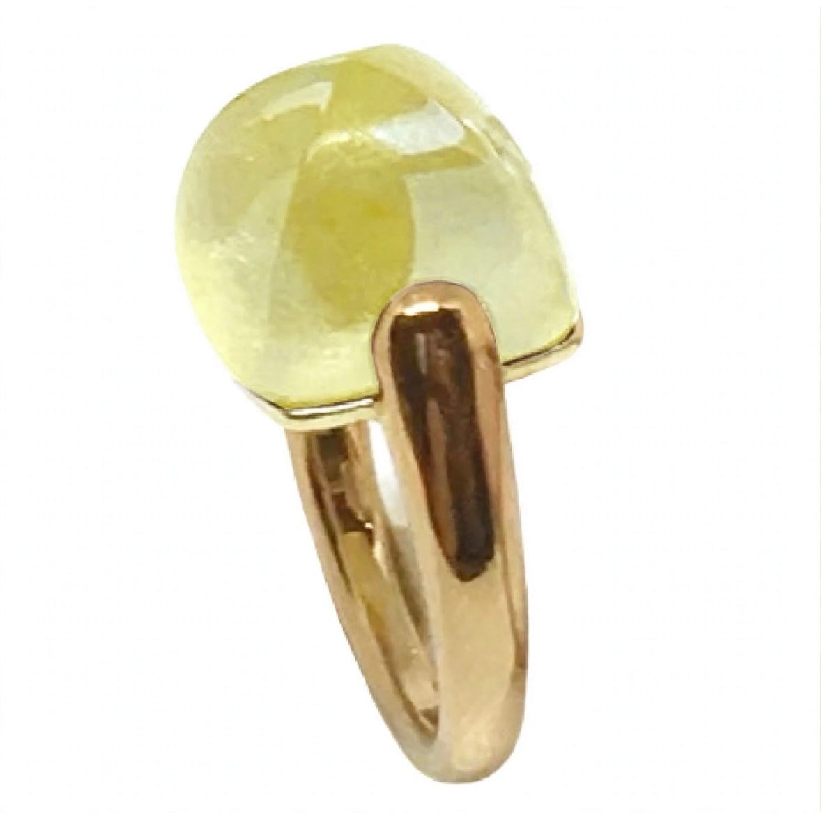 Anello "Magia” Cuspide Maxi in oro e semi-prezioso