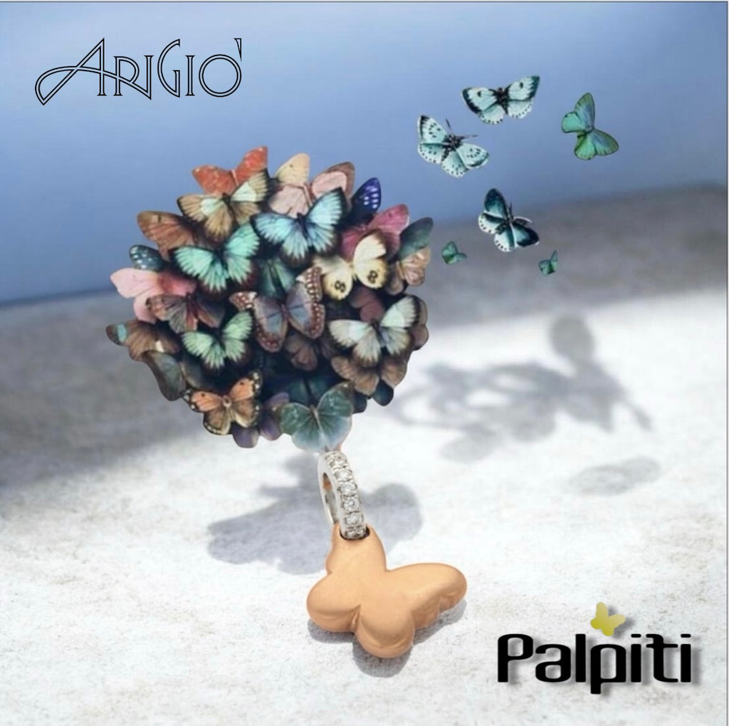 Pendente Farfalla oro e diamanti