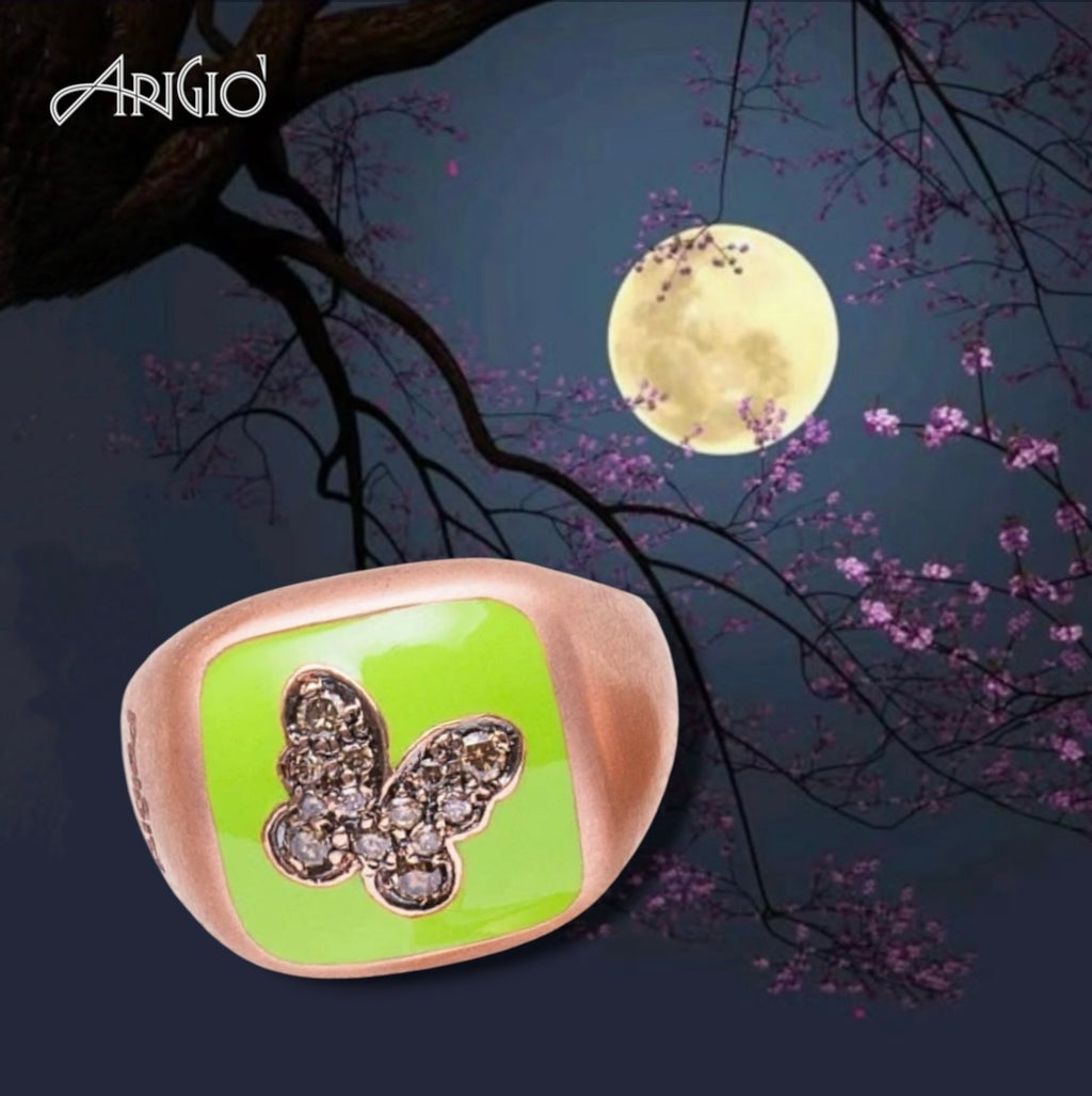 Anello farfalla notturna