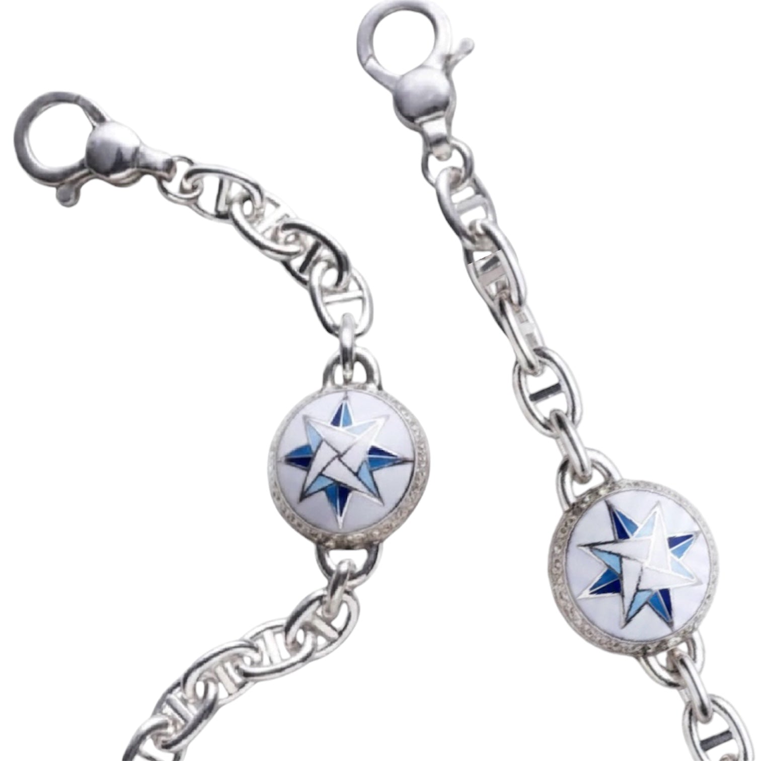Bracciale Rose dei Venti maglia marina