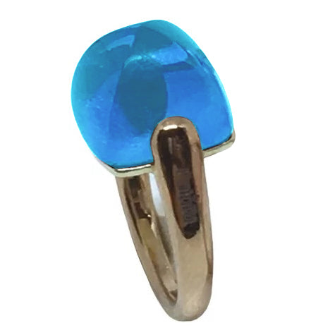 Anello "Magia” Cuspide Maxi in oro e semi-prezioso