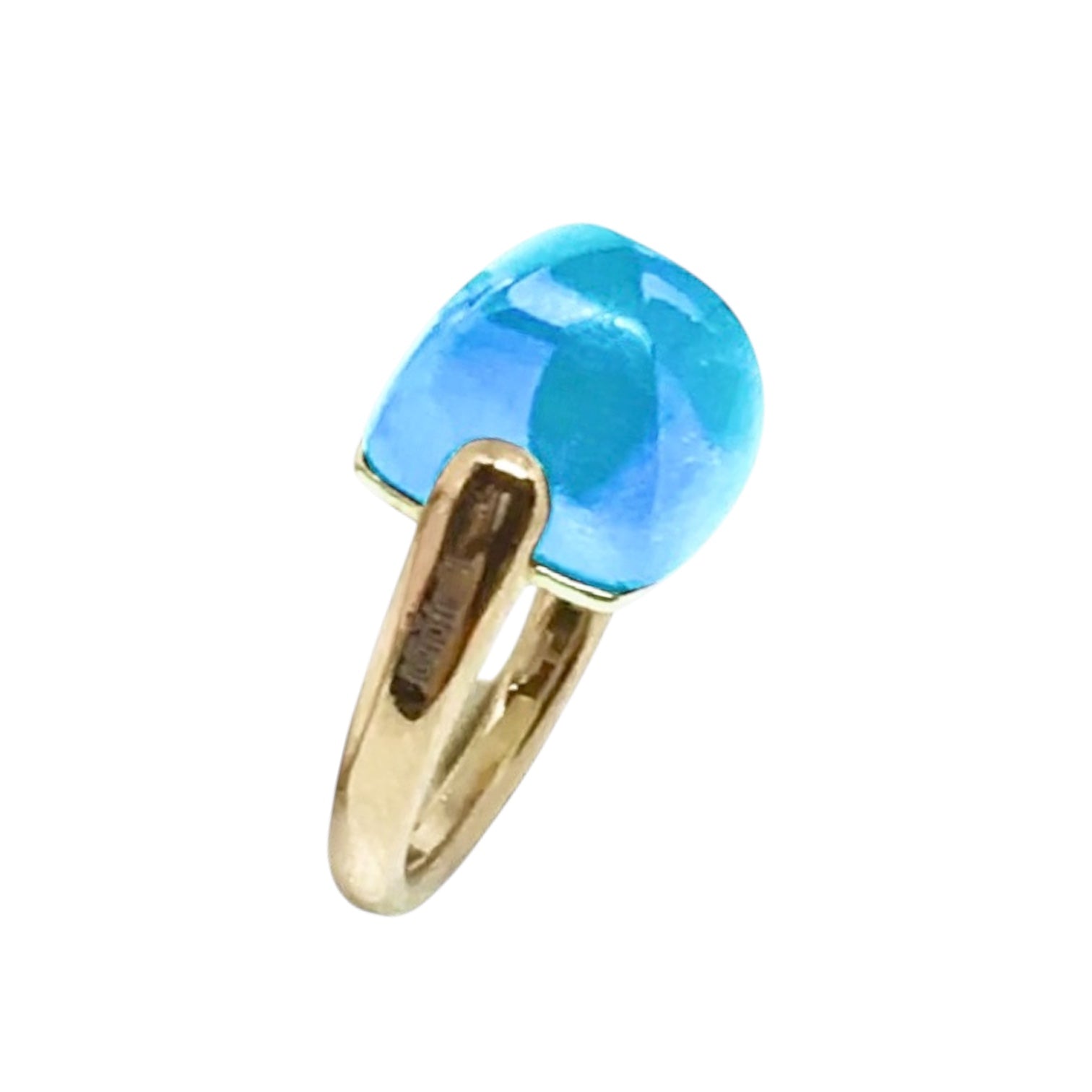 Anello "Magia” Cuspide media in oro e semi-prezioso
