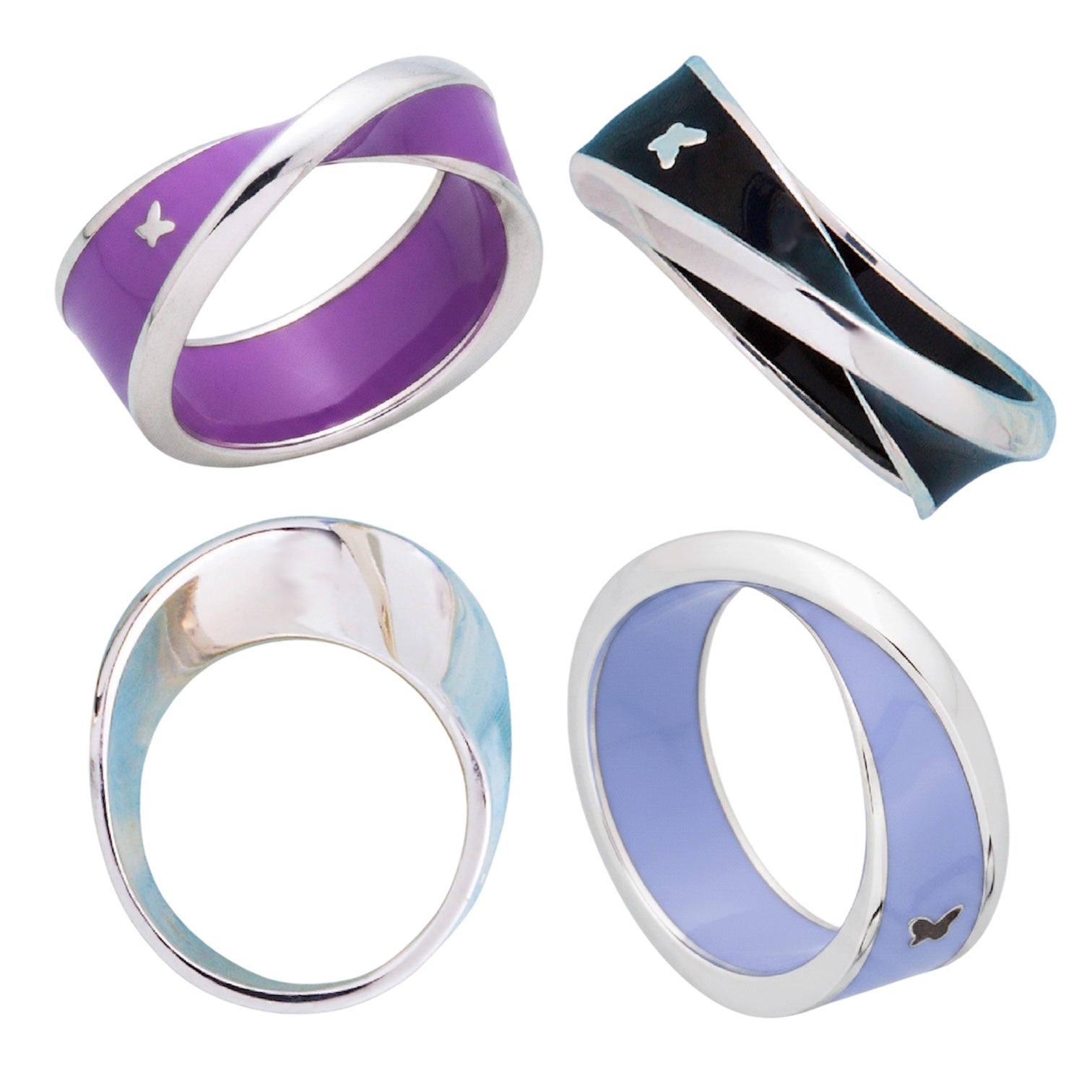 Anello Catullo in argento e smalto