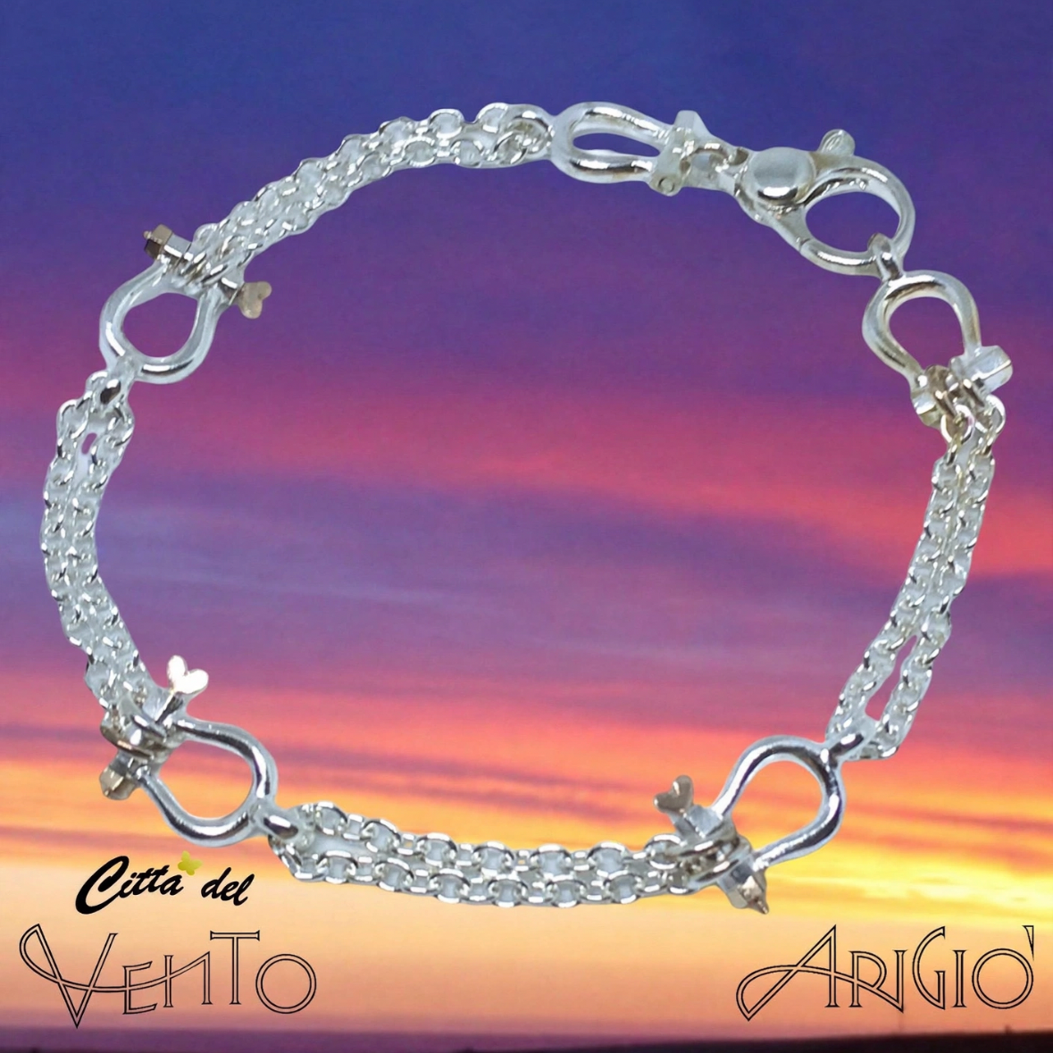 Ciondolo Rosa dei Venti Oro