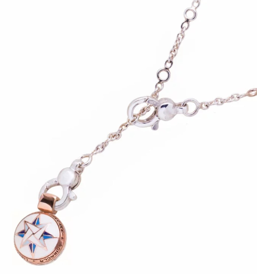 Ciondolo Rosa dei Venti Argento