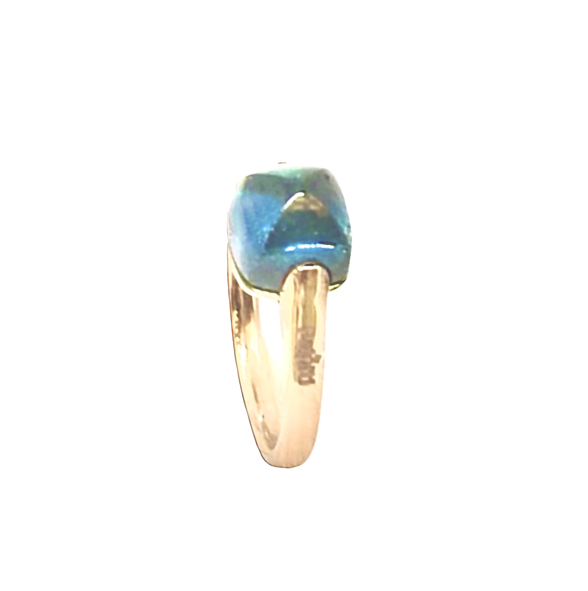 Anello "Magia” Cuspide mini in semi preziosi e oro.