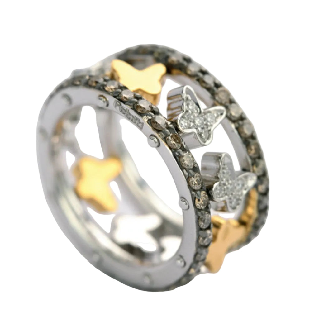 Anello Grand’ Estasi oro e diamanti W/BW