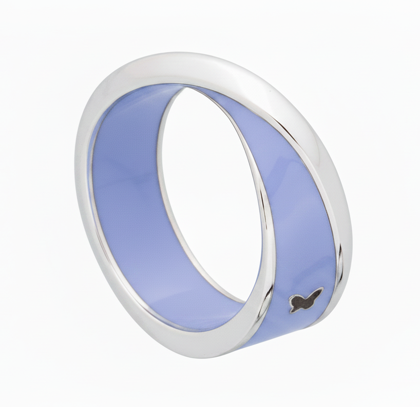 Anello Catullo in argento e smalto