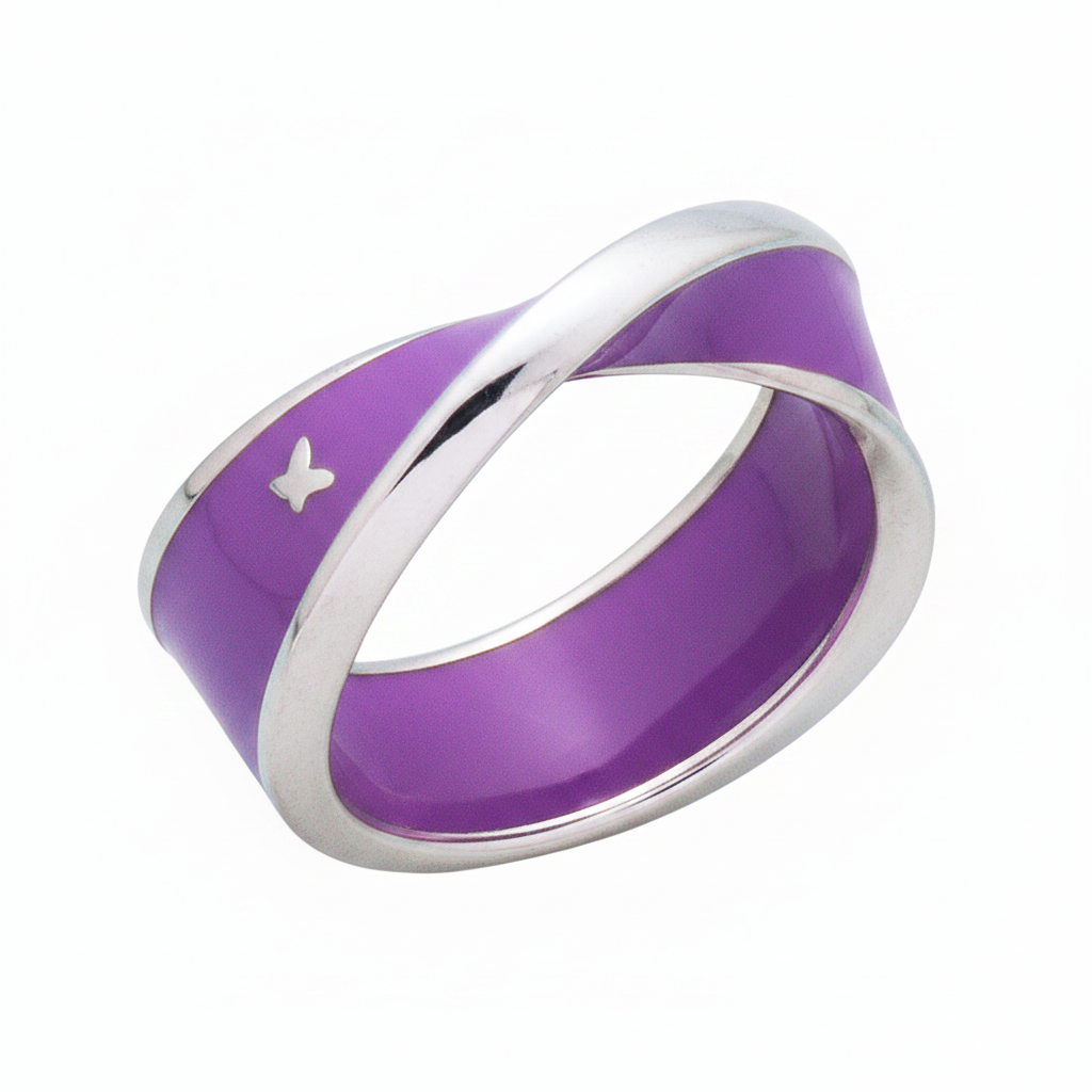 Anello Catullo in argento e smalto