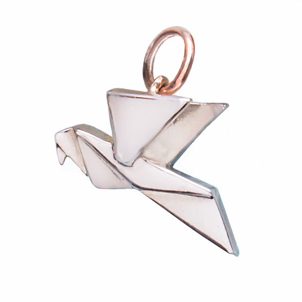 Ciondolo Origami "Falco"