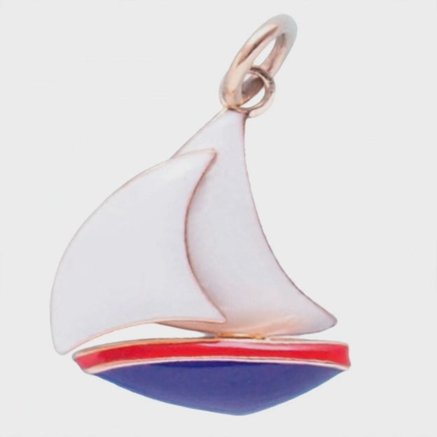 Ciondolo barca regata.